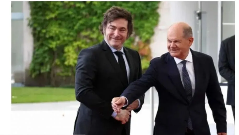 nota-1735623-javier-milei-recibido-canciller-socialdemocrata-olaf-scholz-1086322