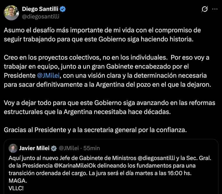 el-mensaje-x-diego-santilli-luego-ser-nombrado-jefe-gabinete-